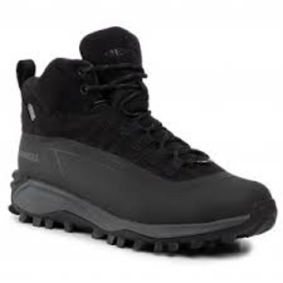 Merrell Thermo Snowdrift Mid Shell Mens Waterproof Boots Black J19269 NEW Sz 9 - Picture 4 of 6